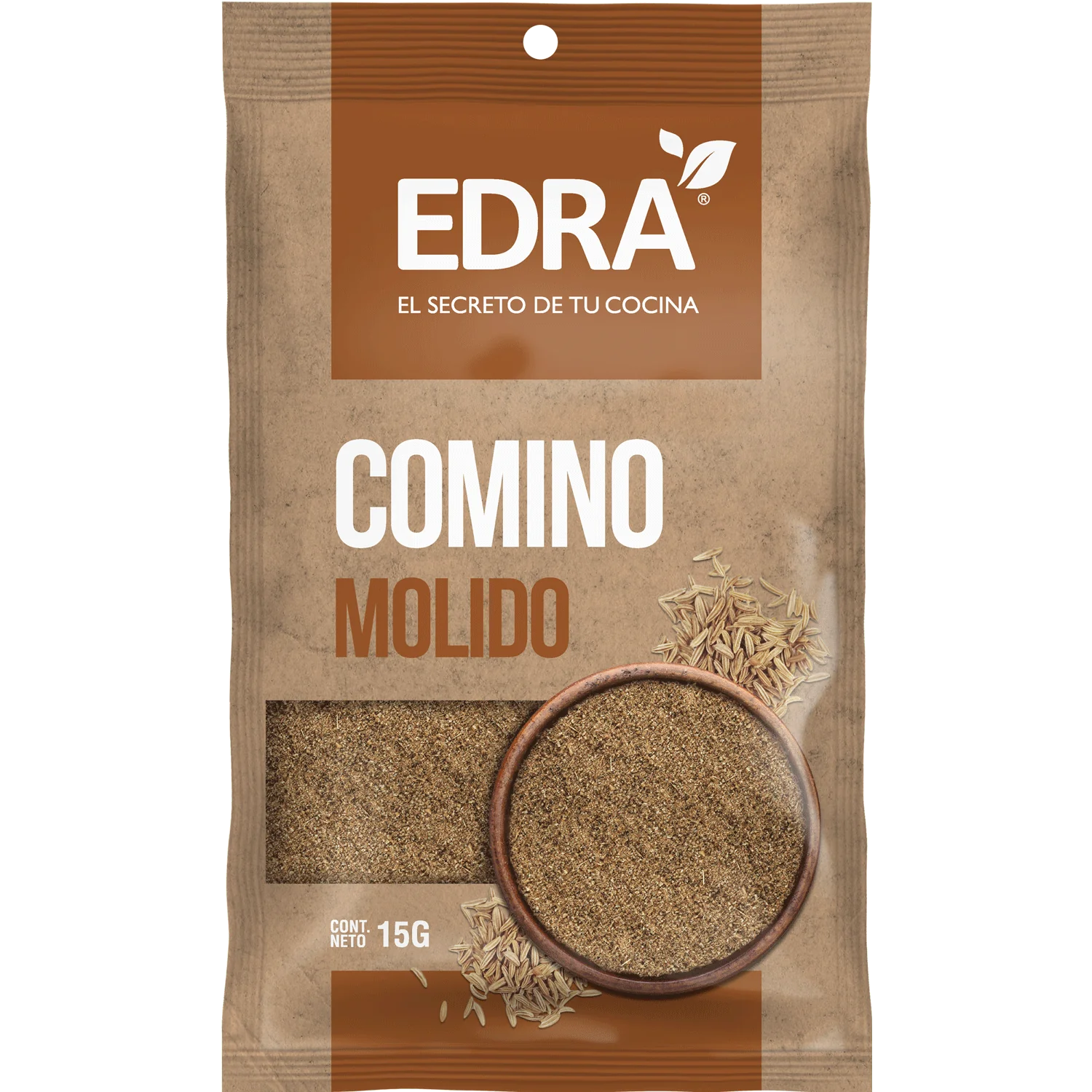 Condimento Edra Comino Molido 15 unidades.