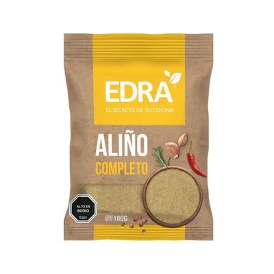 Condimento Edra Aliño Completo 100 grs.