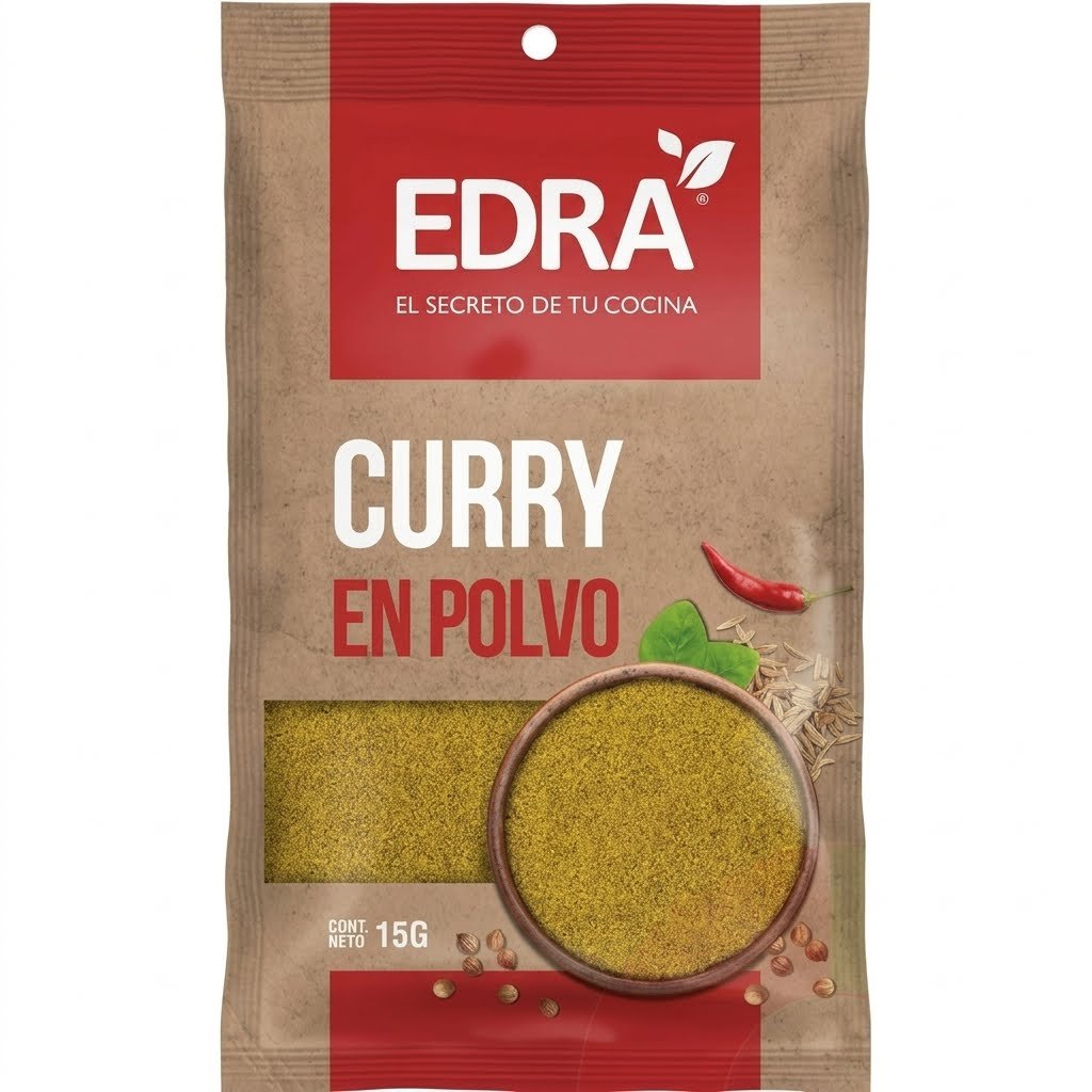 Condimento Edra curry 15 grs.