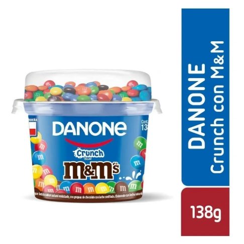 Yoghurt Danone Crunch M&m 138 g