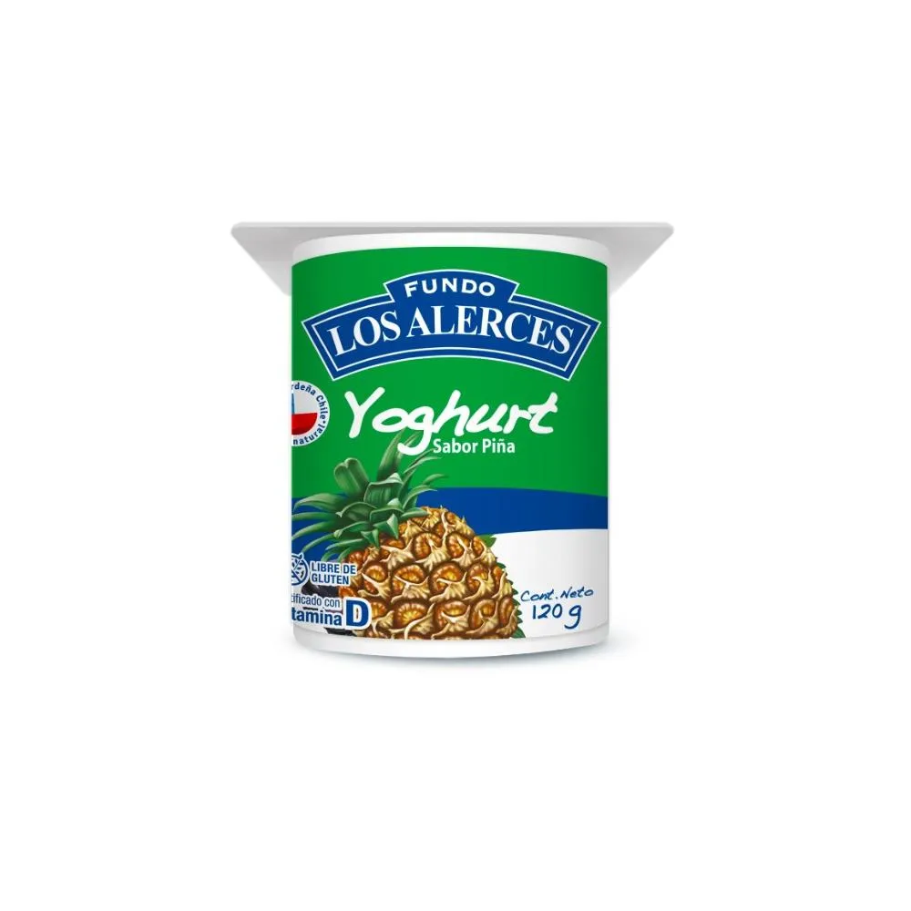 Yoghurt Alerces Piña 120 grs.