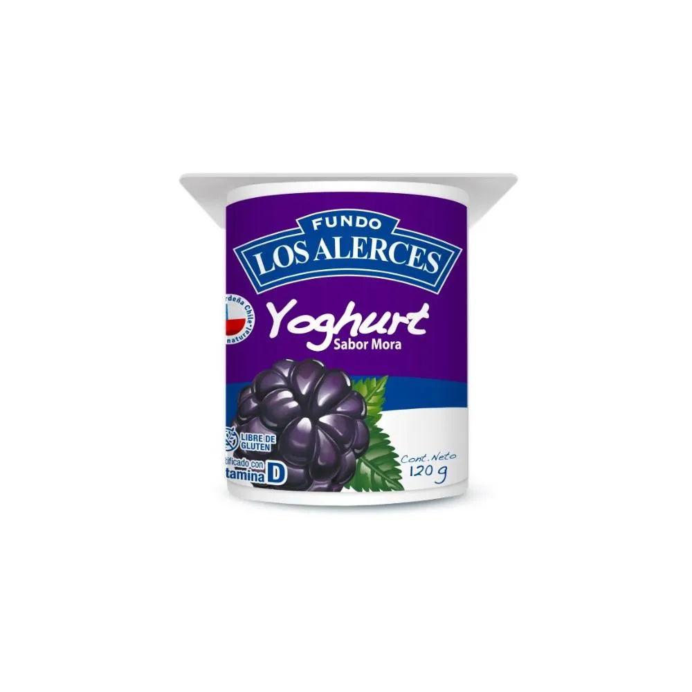 Yoghurt Alerces Mora 120 grs.