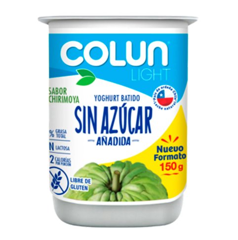 Yoghurt Colun Chirimoya Sin Azucar 150 g