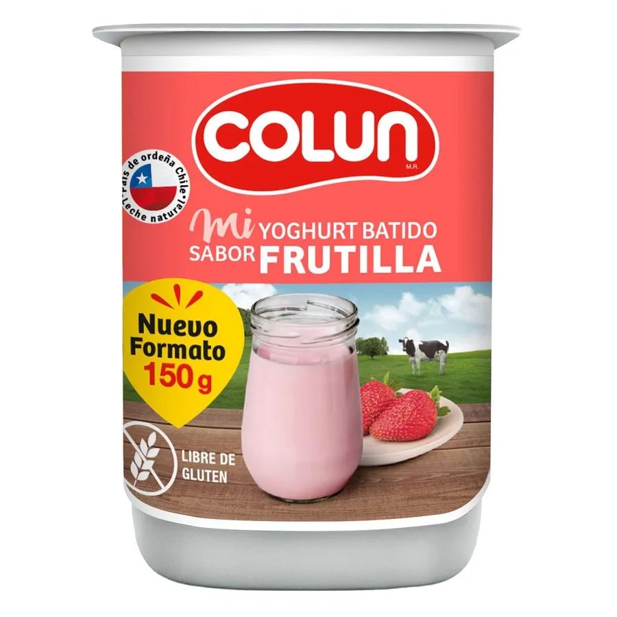 Yoghurt Colun Batido Frutilla 150 g