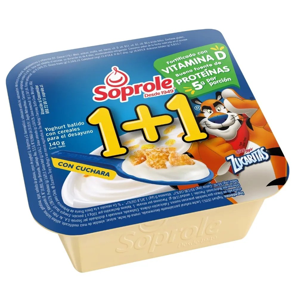 Yoghurt 1+1 Zucaritas 140 g