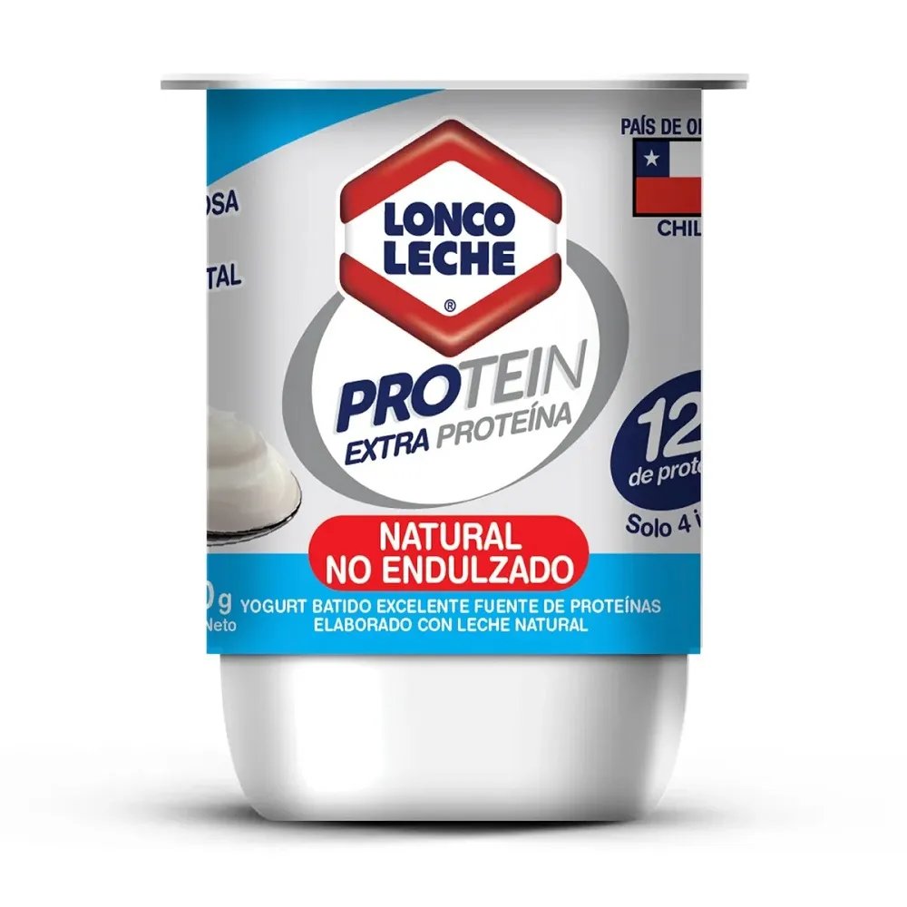 Yoghurt Protein Loncoleche Natural 140 grs. No Endulzado