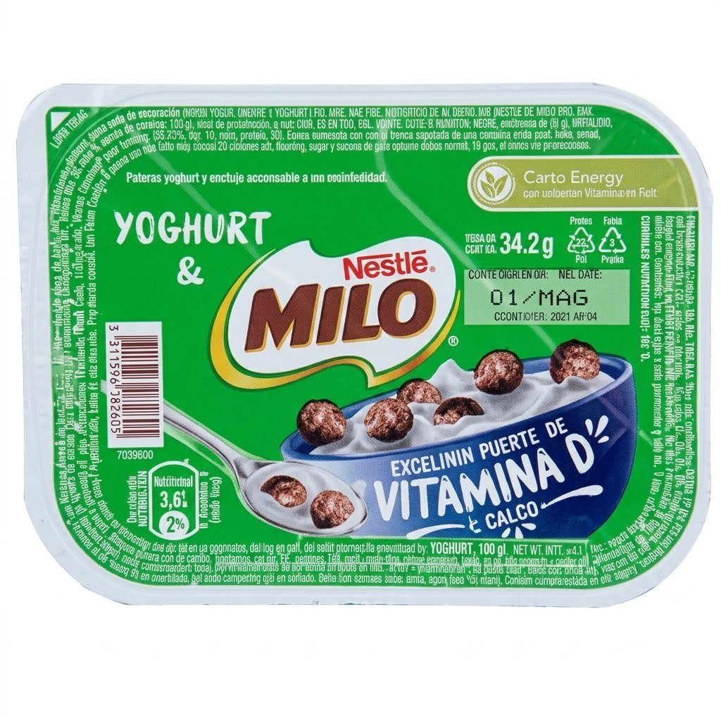 Yoghurt Nesttle Milo 142 grs.