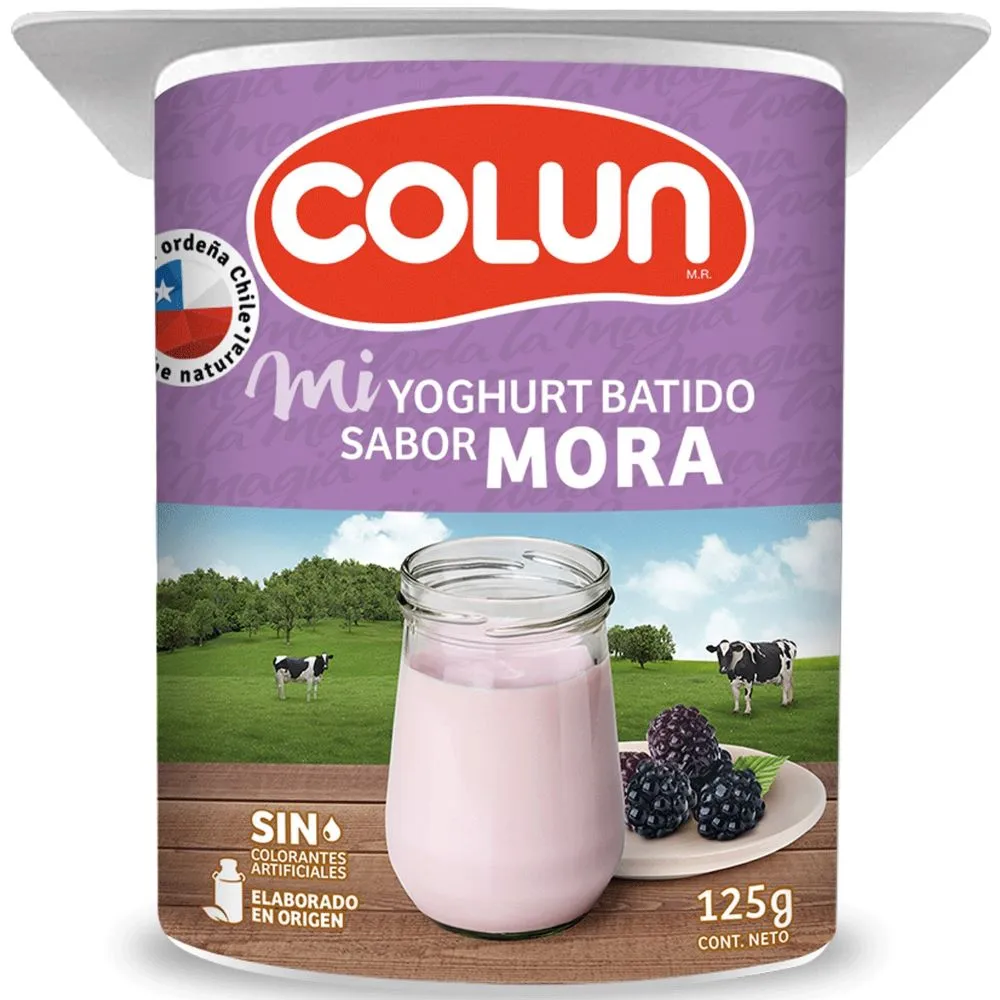 Yoghurt Colun Mora 125 grs.