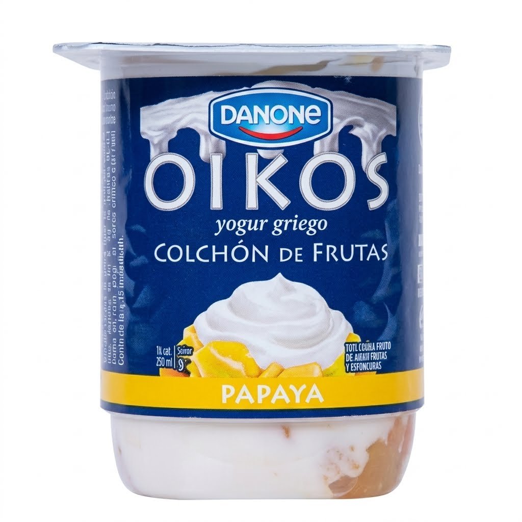 Yoghurt Oikos Colchón de Fruta Papaya 150 grs.
