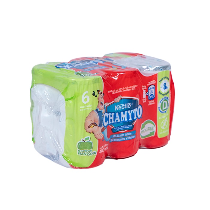 Chamyto Probiótico Manzana 80 ml Pack 6 un