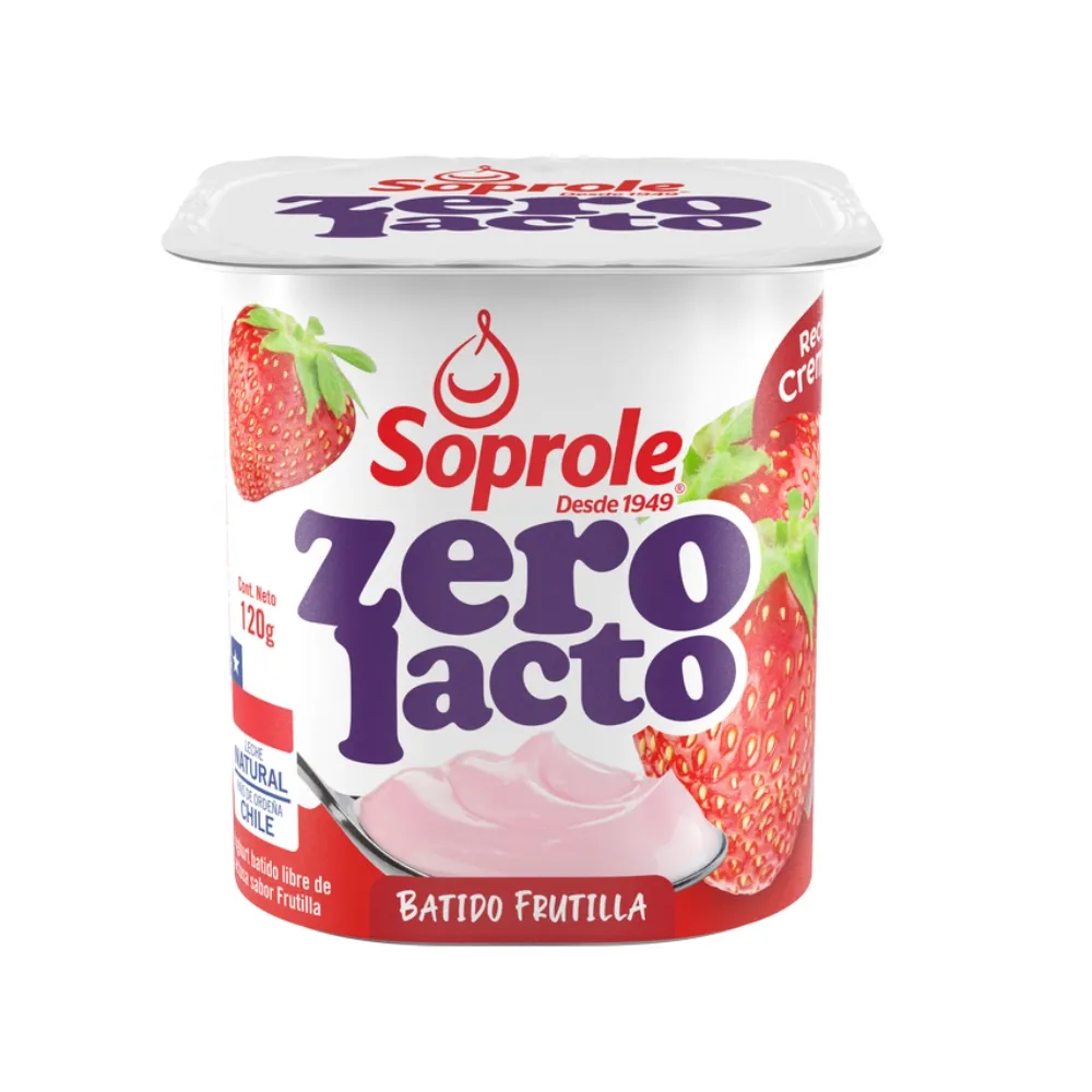 Yoghurt Zerolacto Frutilla 120 grs.