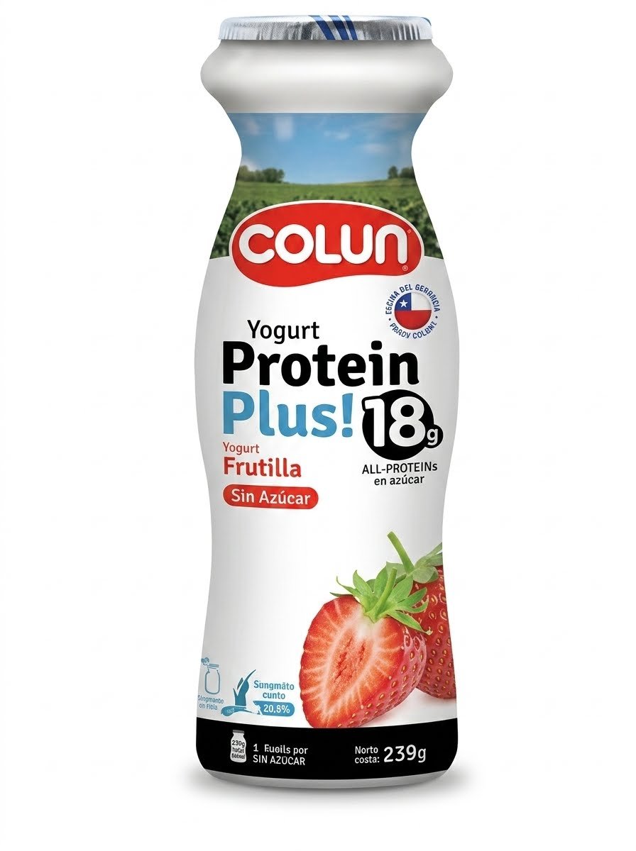 Yoghurt Colun Protein Plus Frutilla 190 grs.