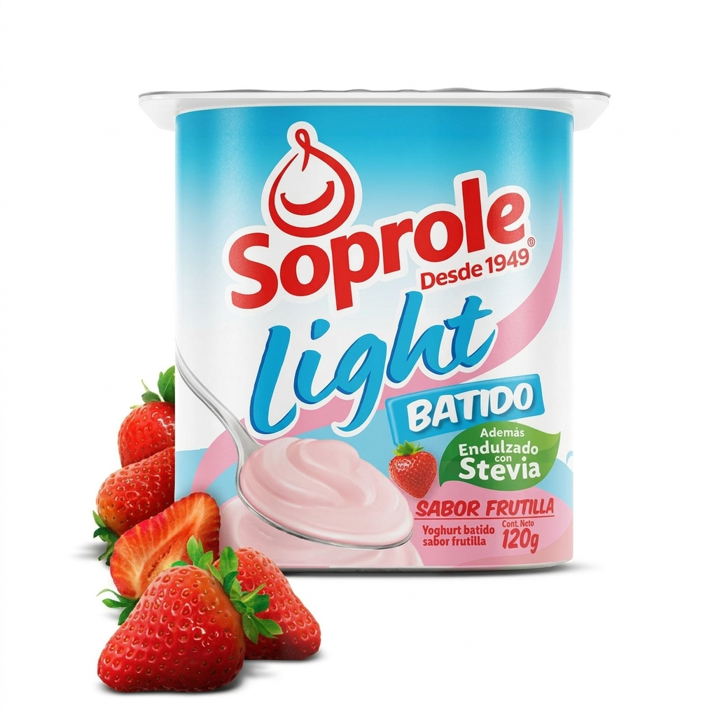 Yoghurt Soprole Light Frutilla 120 grs.