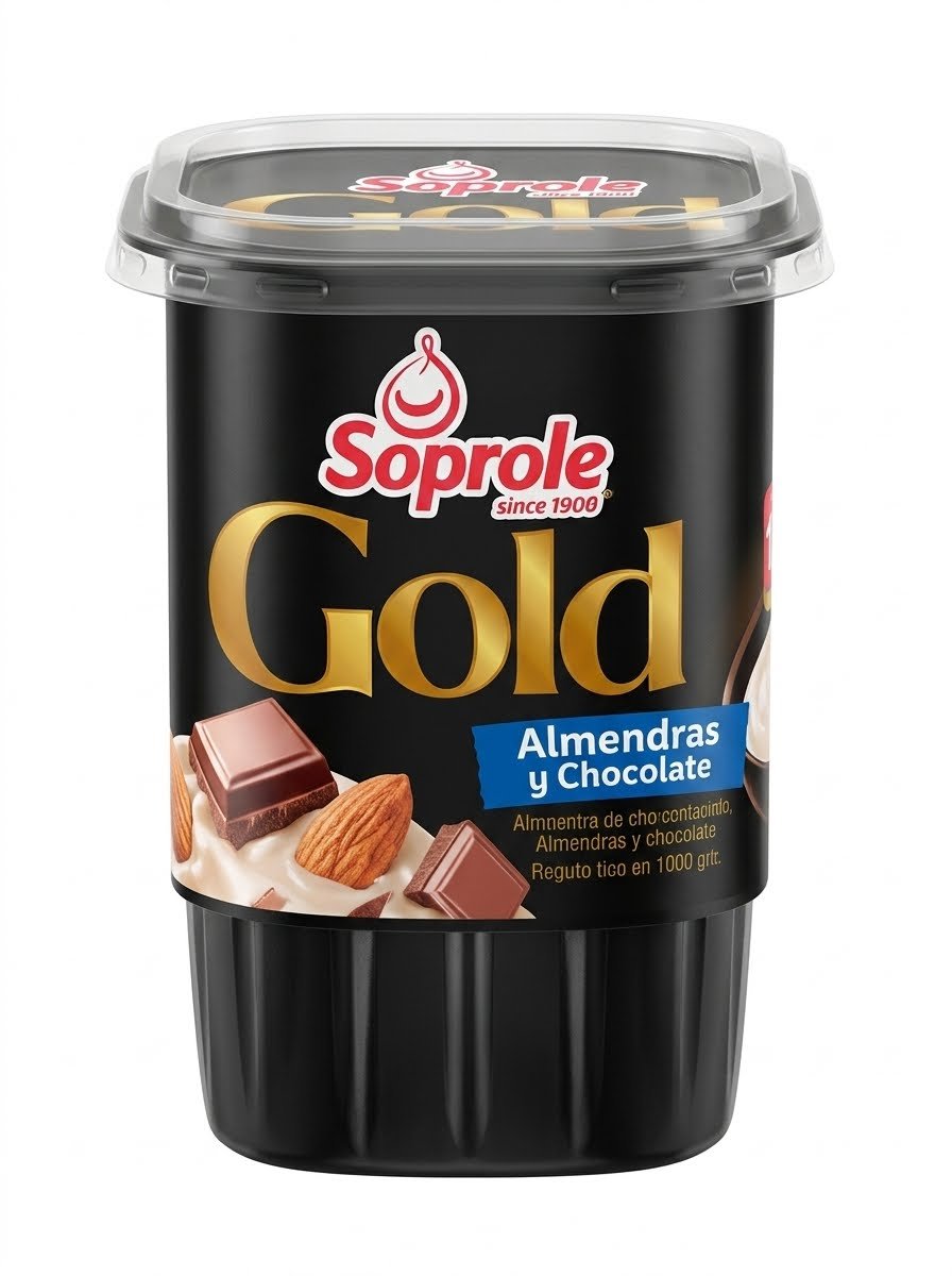Yoghurt Soprole Gold Chocolate Almendra 165 grs.