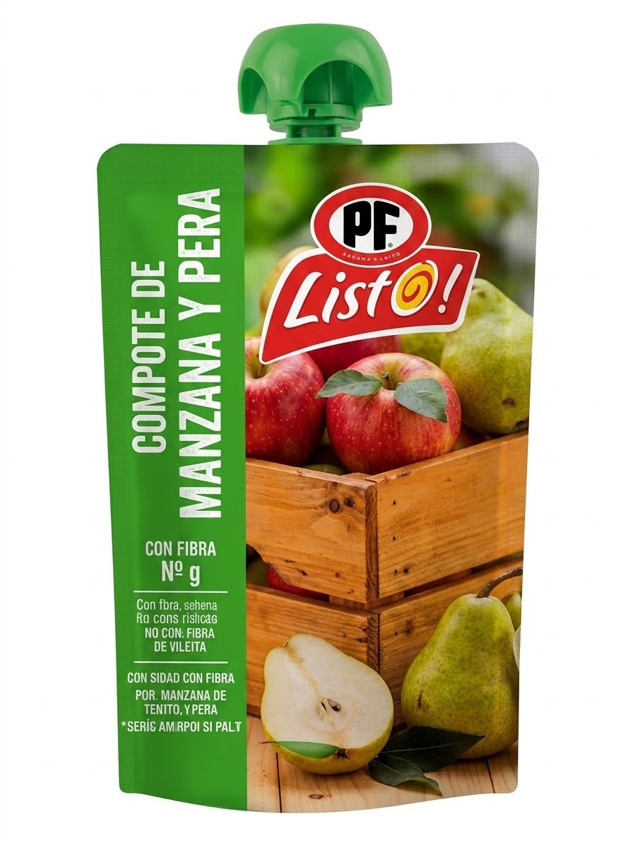 Compota Pf Manzana Pera 90 grs.