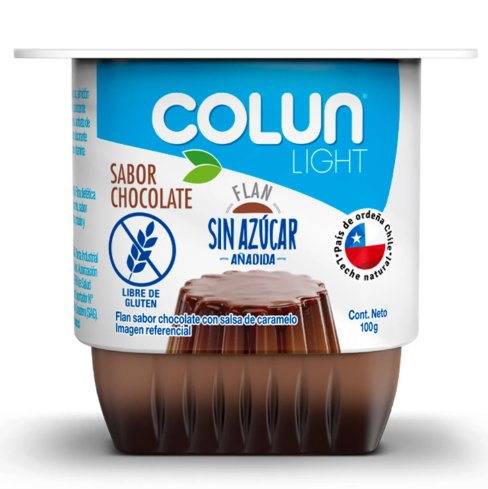 Flan Colun Chocolate Sin Azúcar 100 g