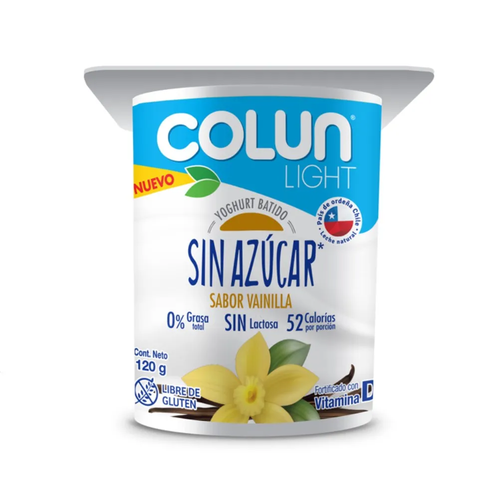 Yoghurt Light sin Azúcar Vainilla 120 grs.