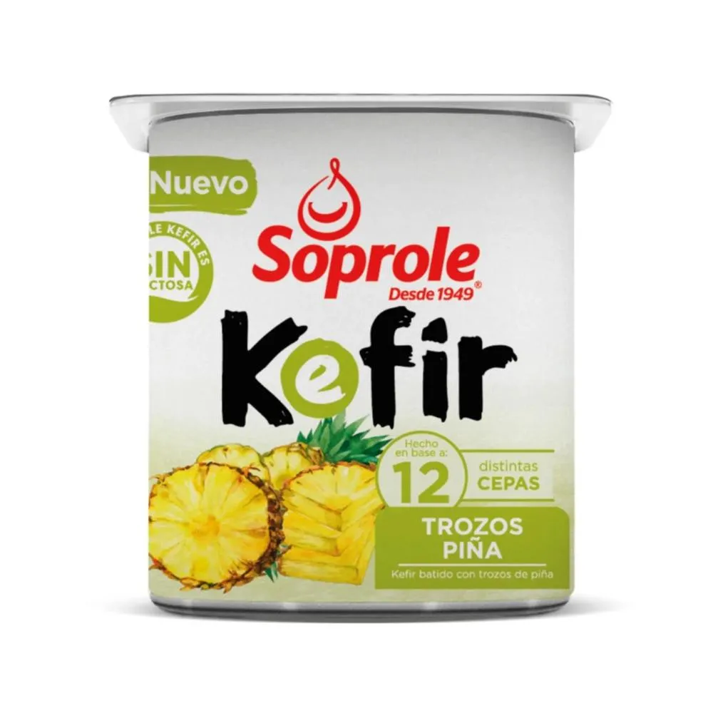Yoghurt Kefir Piña 120 grs.