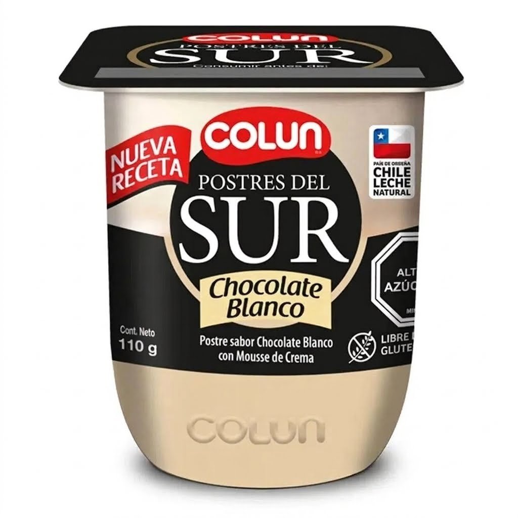 Postre Del Sur Chocolate Blanco 110 grs.