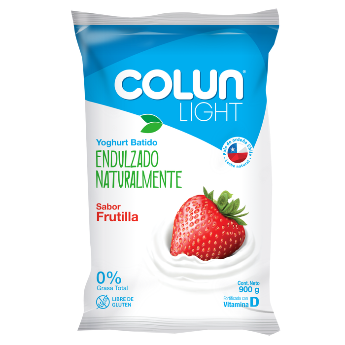 Yoghurt Colun Light Frutilla 900 grs.