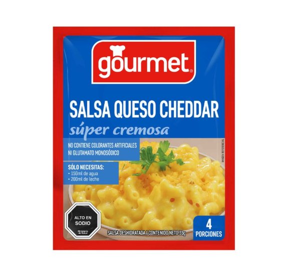 Salsa Gourmet Queso Cheddar 35 g