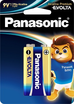 Pila Panasonic Alcalina 9v 1 un