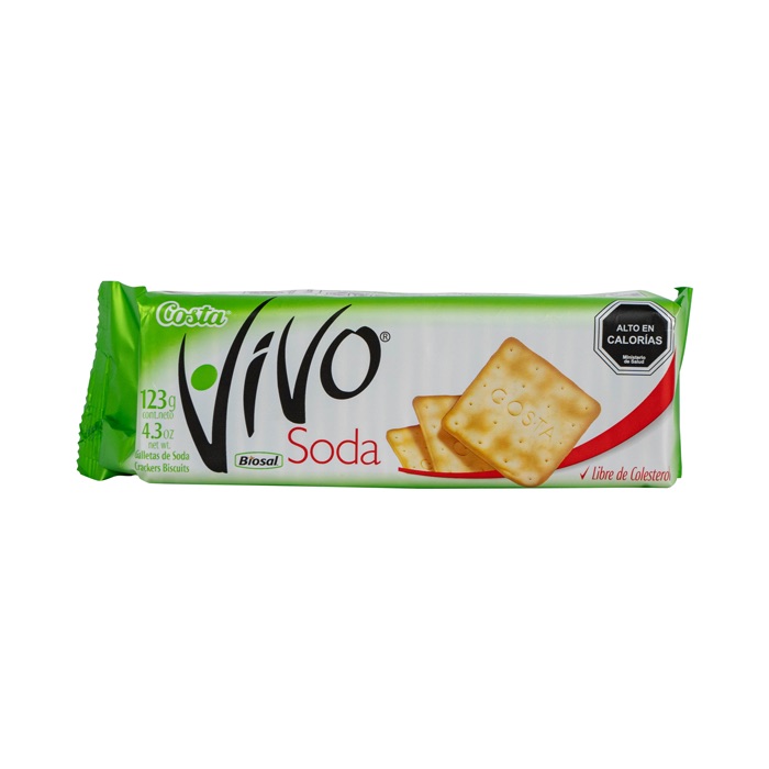 Galletas Soda Vivo 123 grs.