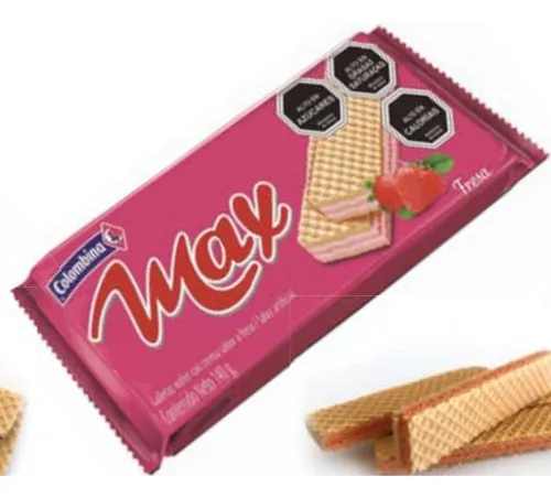 Galletas Wafer Frutilla 100 grs.