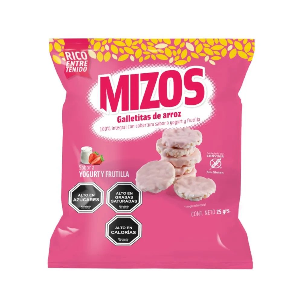 Galletas de Arroz Mizos Yoghurt y Frutilla 150 g