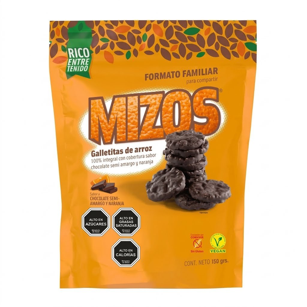 Galletas Mizos Chocolate Naranja 150 g