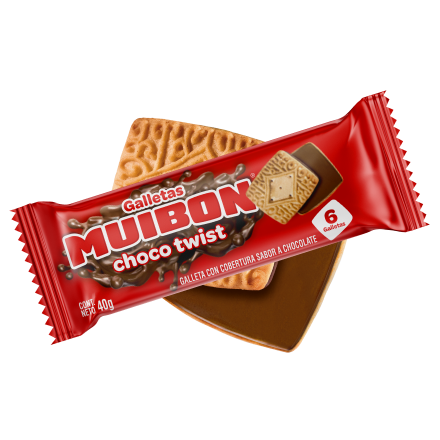 Galletas Muibon Chocolate Twist 40 g