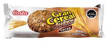 Galleta Gran Cereal Cacao 185 grs.