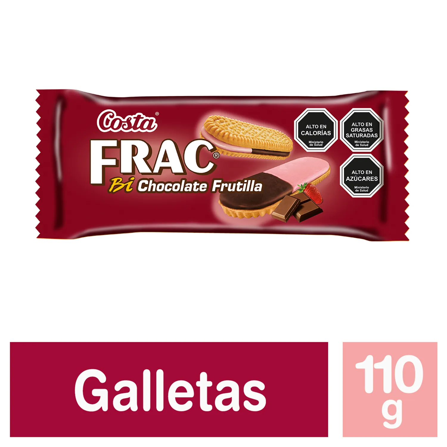 Galleta Frac Bi Frutilla 110 grs.