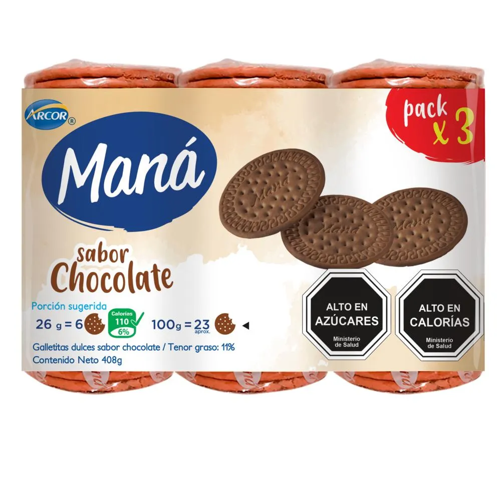 Galletas Mana Chocolate 136 grs.