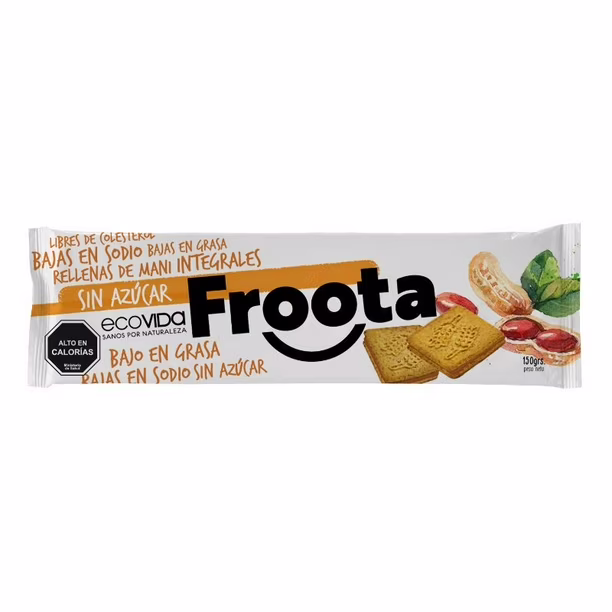 Galletas Ecovida Froota Maní 150 g