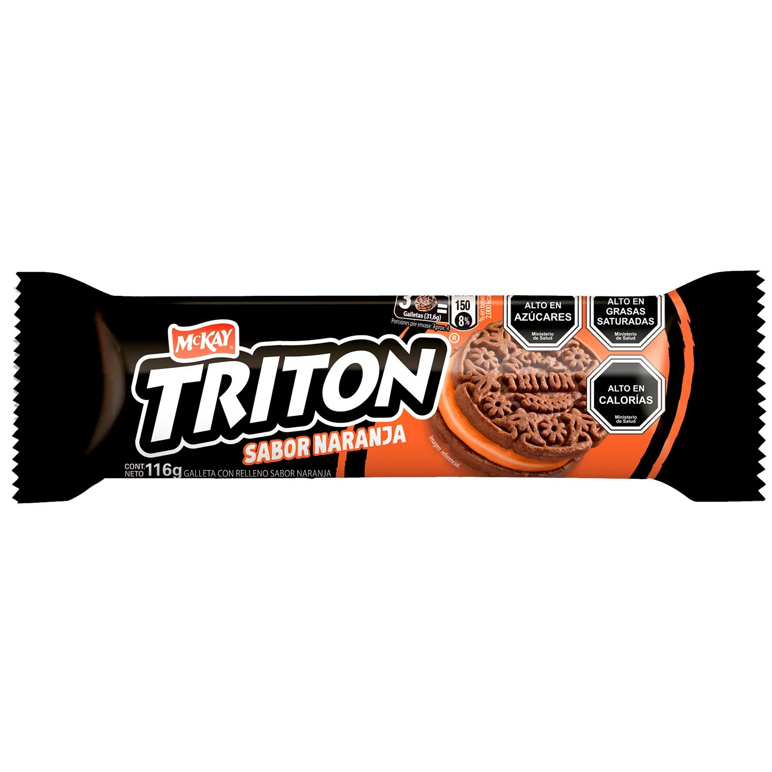 Galleta Tritón Naranja 116 grs.
