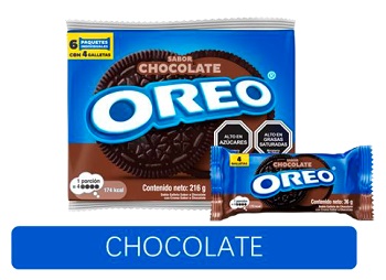 Galleta Oreo Chocolate 36 grs.