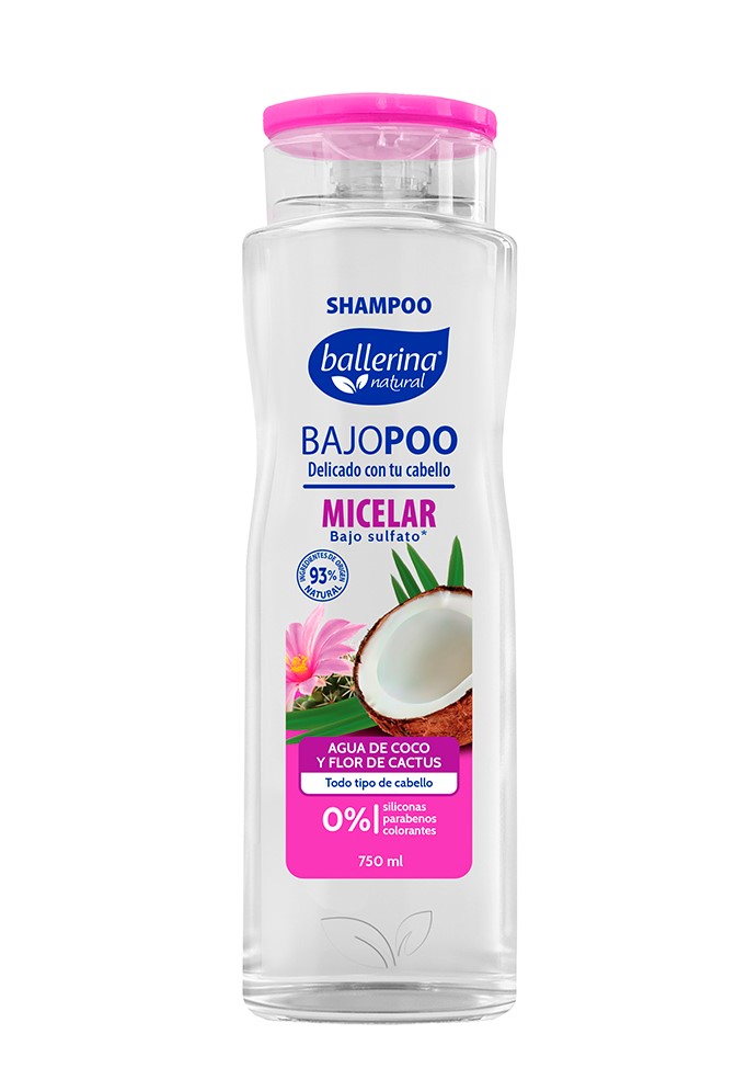 Shampoo Ballerina Micelar Frasco 750 ml