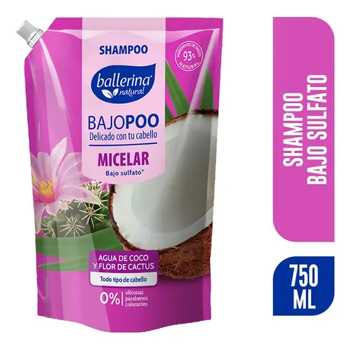 Shampoo Ballerina Micelar Doypack 750 ml