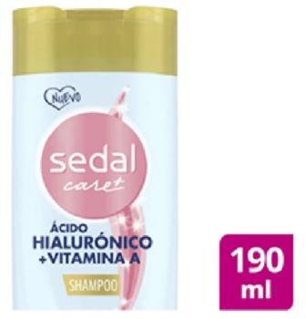 Shampoo Sedal Hialurónico Vitamina A 190 ml