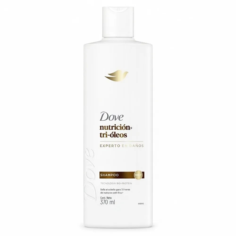 Dove Shampoo Nutrición + Tri-oleos 370 ml