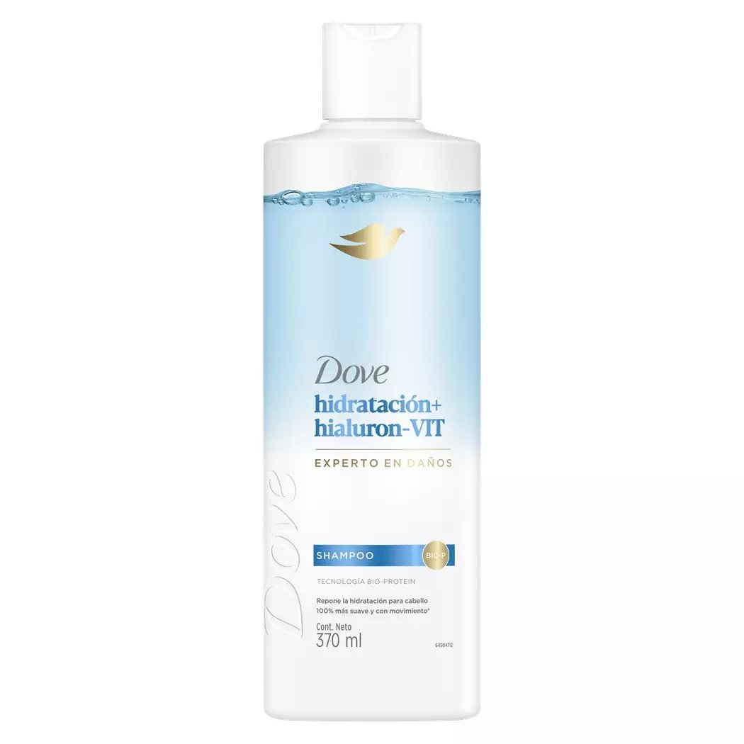 Dove Shampoo Hidratación + Hialuron-vit 370 ml