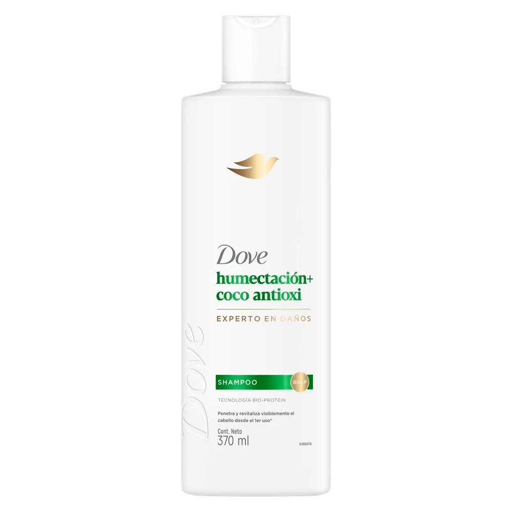 Dove Shapoo Humectación Coco Antioxidante 370 ml