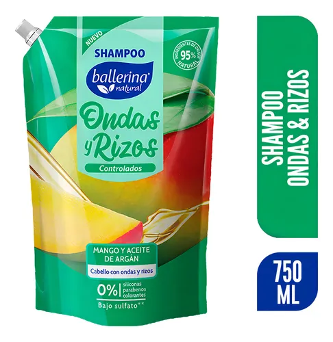 Acondicionador Ballerina Ondas y Rizos Doypack 750 ml