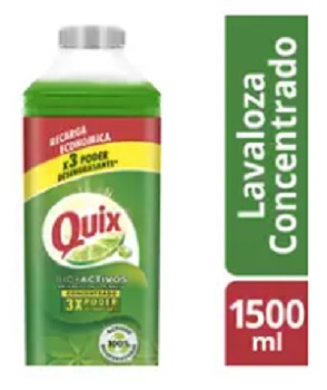 Quix Lava Vajílla Limón Recarga 1.5 L
