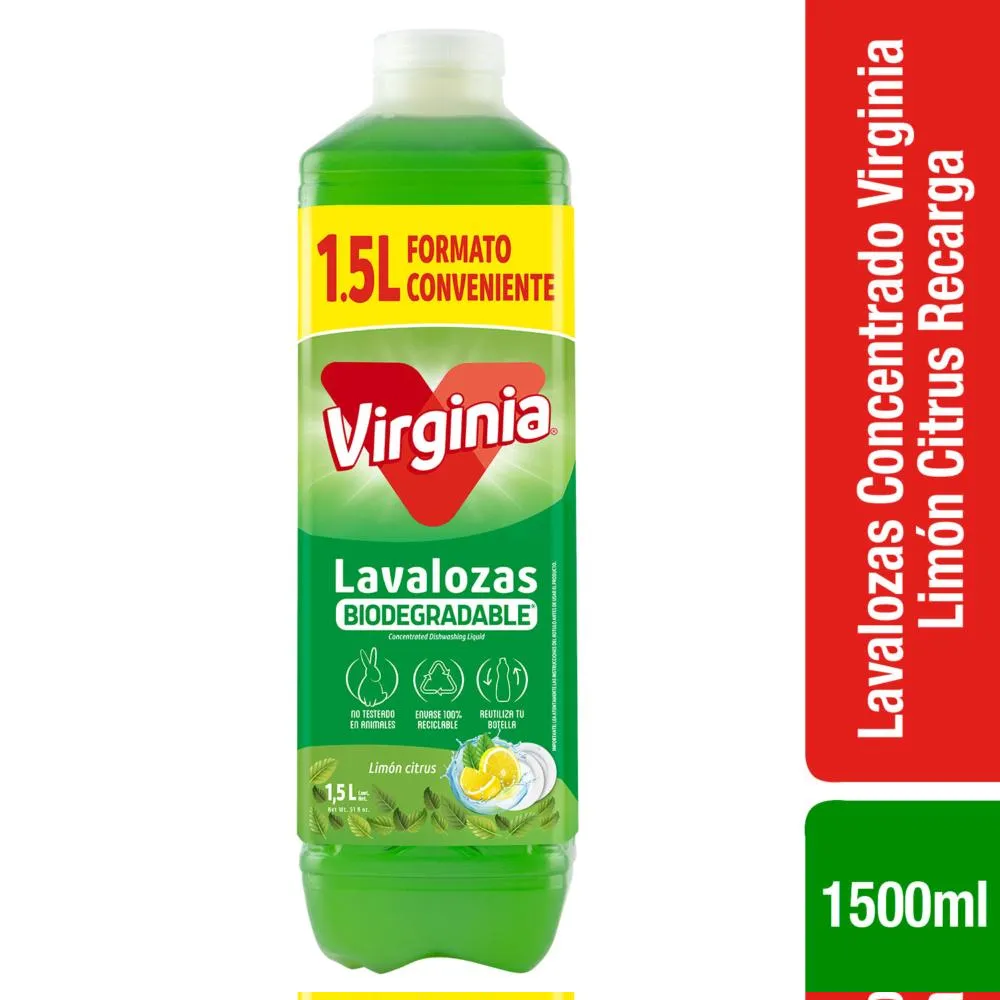 Lavaloza Virginia Limón 1.5 L