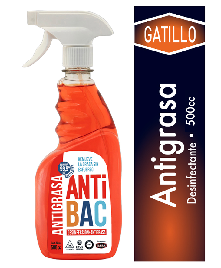 Antigrasa Antibacterial Gatillo 500 ml