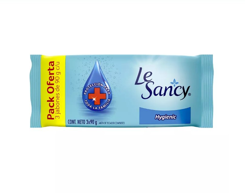 Jabón Le Sancy Hygienic Pack 3 un