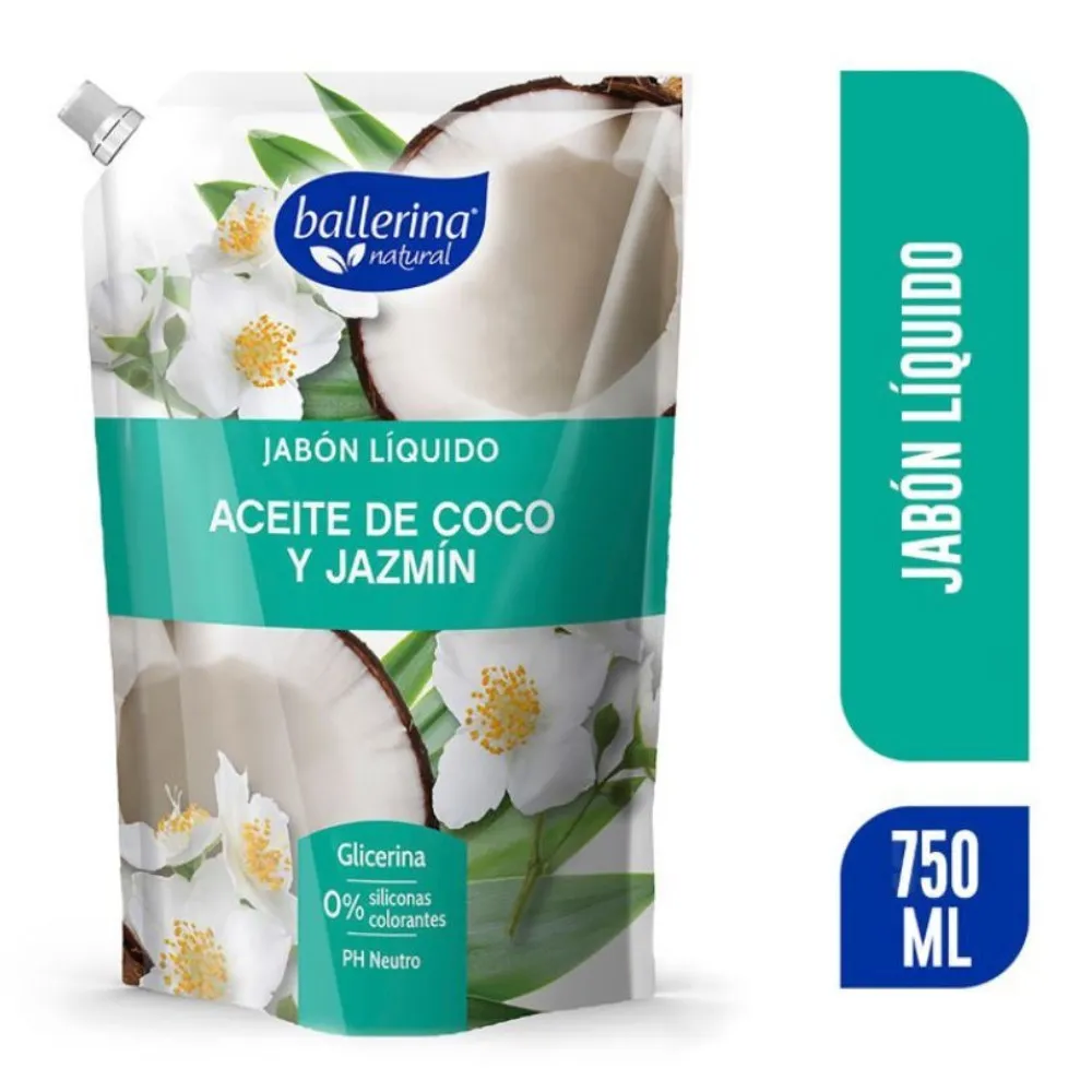 Jabón Ballerina Coco Jazmin 750 ml