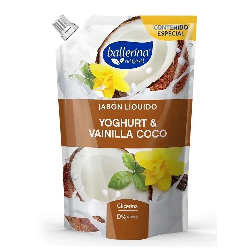 Jabón Ballerina Yogurth Vainilla 650 ml